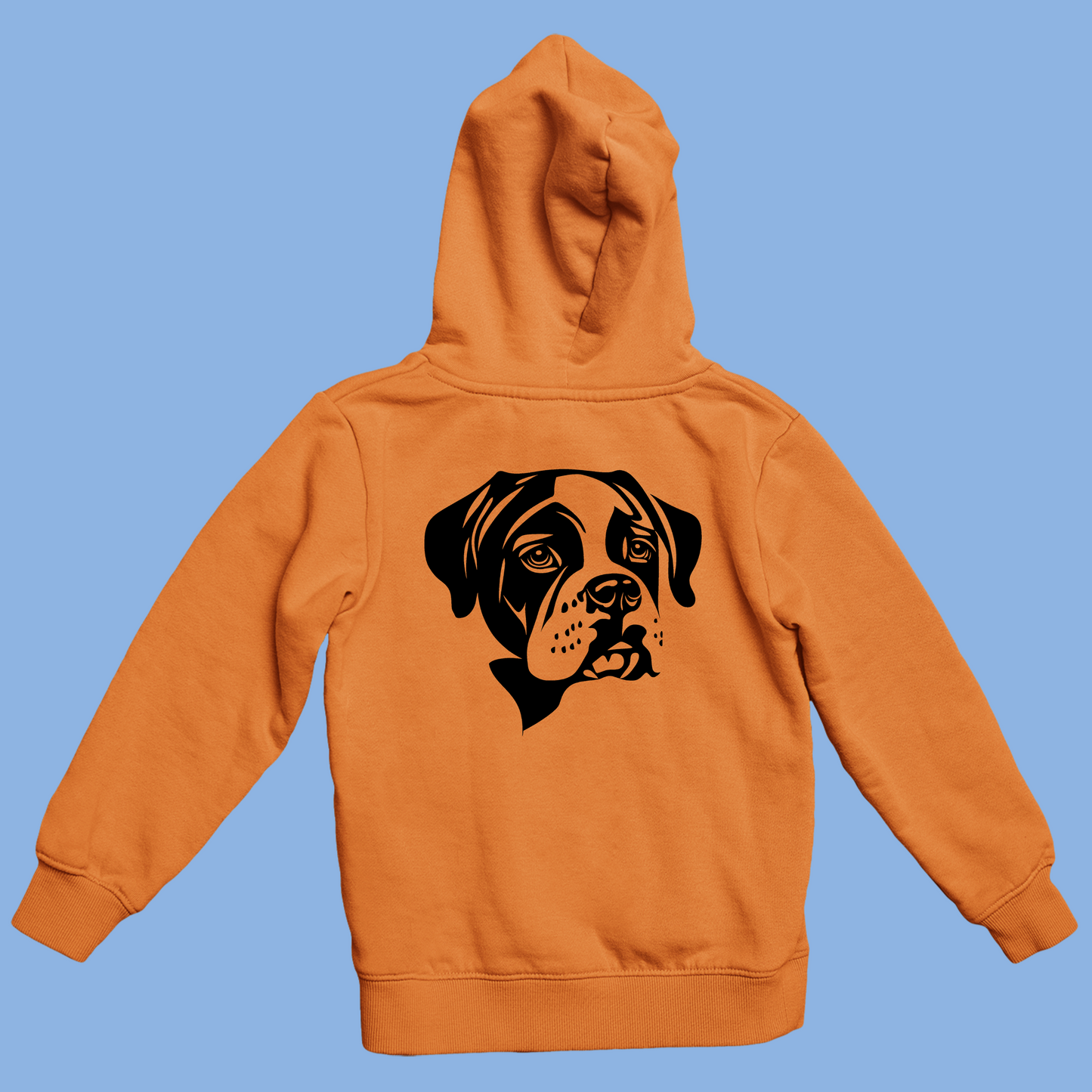 Hoodie orange  "Boxer"