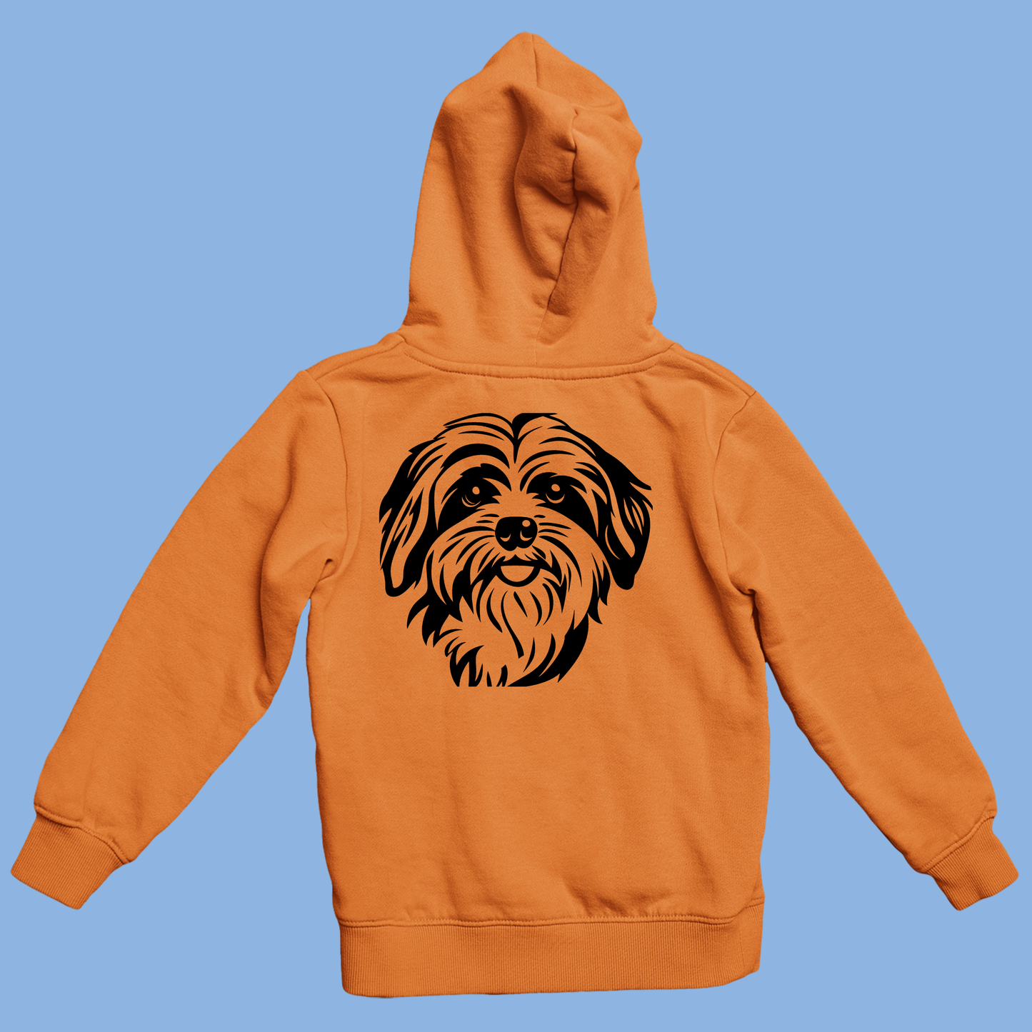 Hoodie orange  "Havanese"