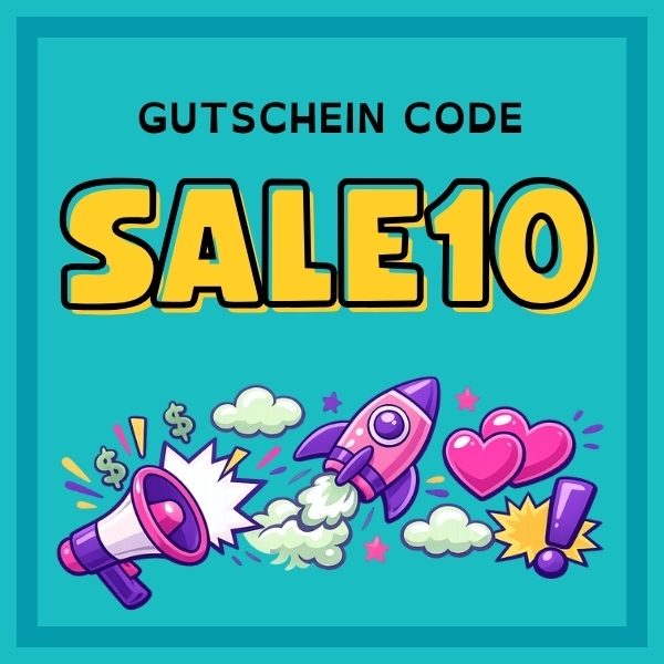 „Bunter Sale-Banner im Querformat Sale 10 Prozent