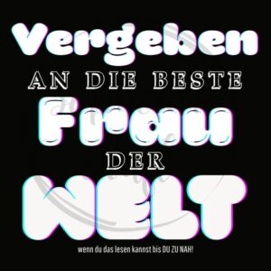 design bild, vergeben an die beste frau der Welt